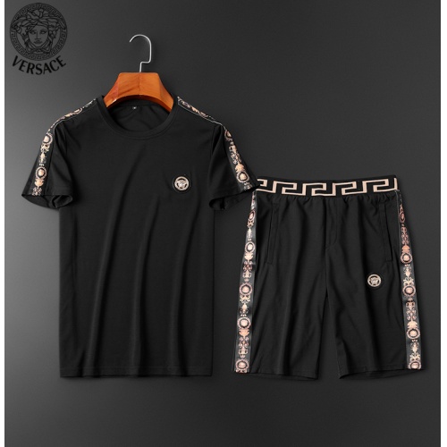 Versace Tracksuits Short Sleeved For Men #784060 $64.00 USD, Wholesale Replica Versace Tracksuits