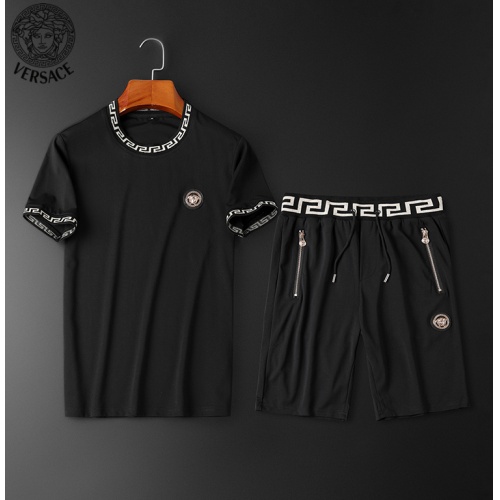Versace Tracksuits Short Sleeved For Men #784066 $64.00 USD, Wholesale Replica Versace Tracksuits