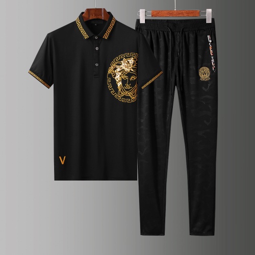 Versace Tracksuits Short Sleeved For Men #784072 $68.00 USD, Wholesale Replica Versace Tracksuits