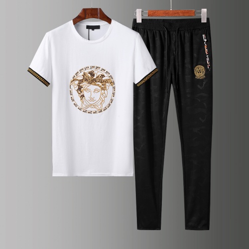 Versace Tracksuits Short Sleeved For Men #784076 $68.00 USD, Wholesale Replica Versace Tracksuits