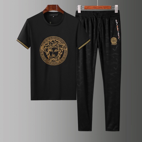 Versace Tracksuits Short Sleeved For Men #784079 $68.00 USD, Wholesale Replica Versace Tracksuits