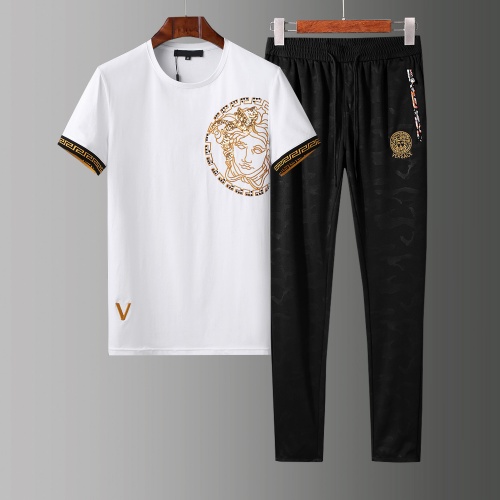 Versace Tracksuits Short Sleeved For Men #784080 $68.00 USD, Wholesale Replica Versace Tracksuits