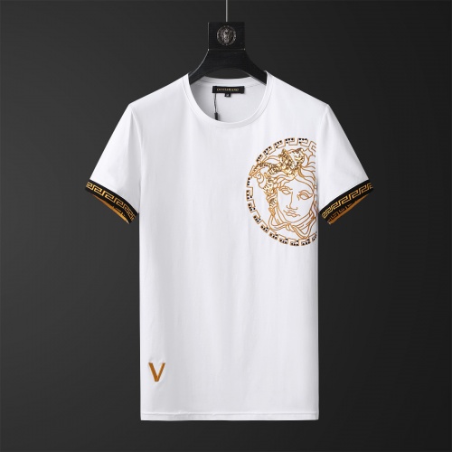 Replica Versace Tracksuits Short Sleeved For Men #784080 $68.00 USD for Wholesale
