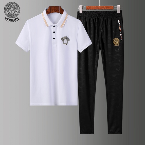 Versace Tracksuits Short Sleeved For Men #784087 $68.00 USD, Wholesale Replica Versace Tracksuits