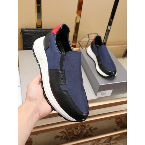 Replica Prada Casual Shoes For Men #784353 $80.00 USD for Wholesale