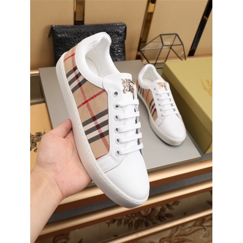 Replica Burberry Casual Shoes For Men #784368 $76.00 USD for Wholesale
