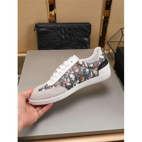 Replica Christian Dior Casual Shoes For Men #784375 $72.00 USD for Wholesale