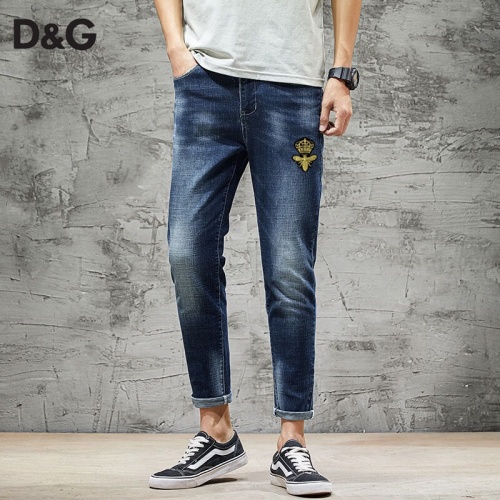 Dolce &amp; Gabbana D&amp;G Jeans For Men #785318 $45.00 USD, Wholesale Replica Dolce &amp; Gabbana D&amp;G Jeans