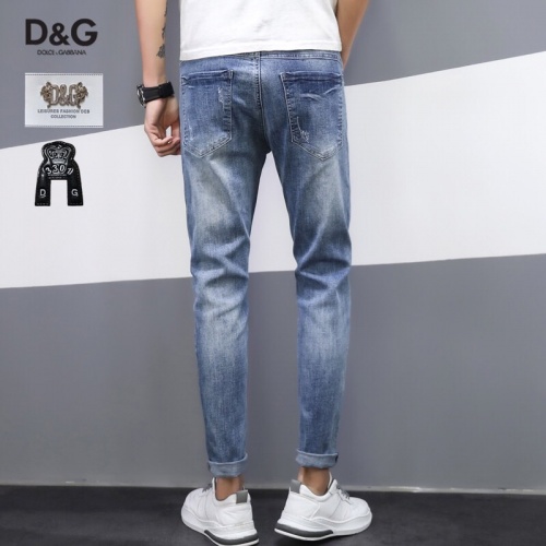Replica Dolce & Gabbana D&G Jeans For Men #785324 $45.00 USD for Wholesale