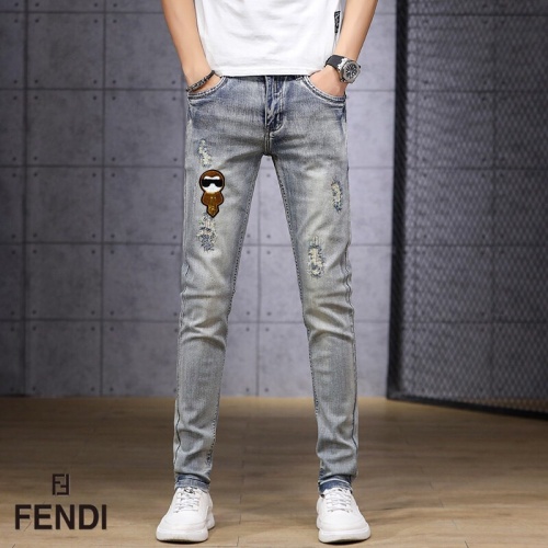 Fendi Jeans For Men #785354 $45.00 USD, Wholesale Replica Fendi Jeans