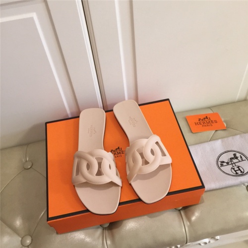 Replica Hermes Slippers For Women #785411 $43.00 USD for Wholesale