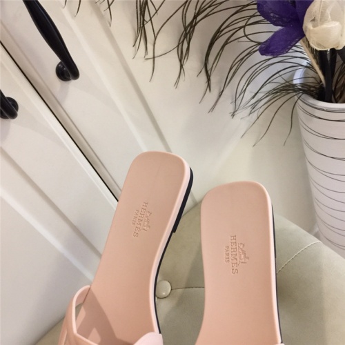 Replica Hermes Slippers For Women #785411 $43.00 USD for Wholesale