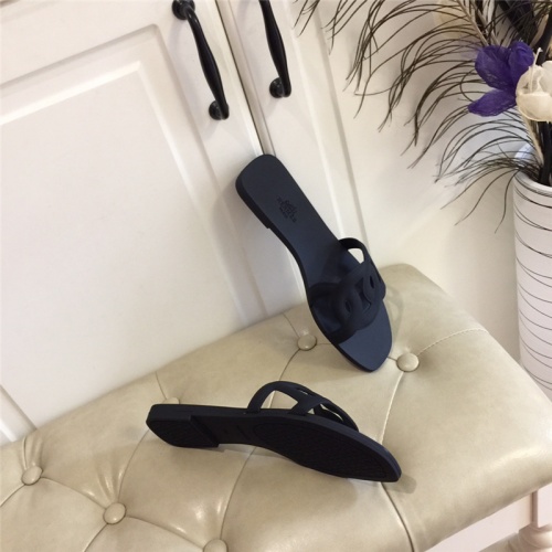 Replica Hermes Slippers For Women #785412 $43.00 USD for Wholesale