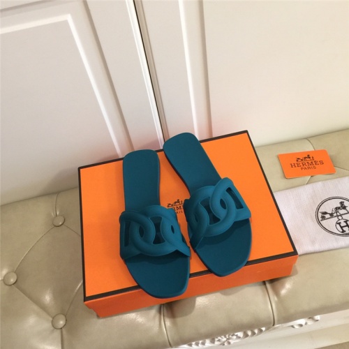 Replica Hermes Slippers For Women #785414 $43.00 USD for Wholesale