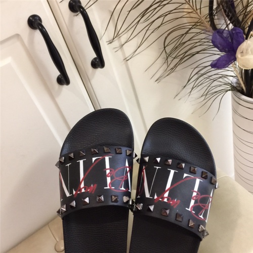 Replica Valentino Slippers For Women #785459 $64.00 USD for Wholesale