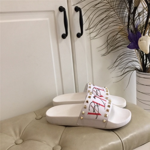 Replica Valentino Slippers For Women #785460 $64.00 USD for Wholesale
