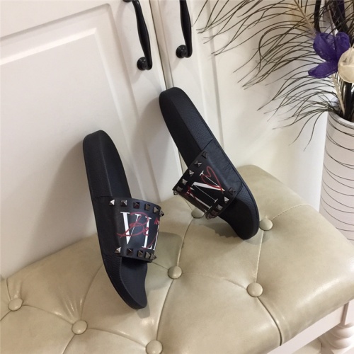 Replica Valentino Slippers For Men #785462 $64.00 USD for Wholesale