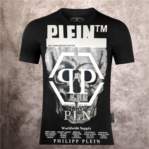 Philipp Plein PP T-Shirts Short Sleeved For Men #786133 $29.00 USD, Wholesale Replica Philipp Plein PP T-Shirts