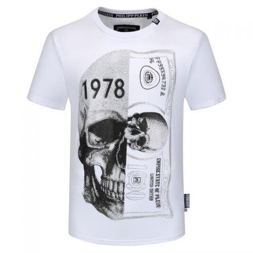 Philipp Plein PP T-Shirts Short Sleeved For Men #786165 $29.00 USD, Wholesale Replica Philipp Plein PP T-Shirts