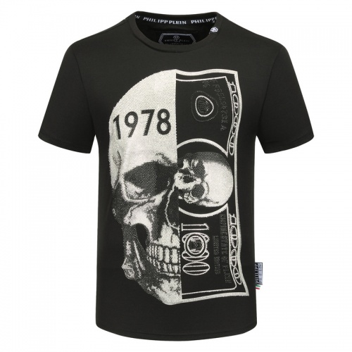 Philipp Plein PP T-Shirts Short Sleeved For Men #786166 $29.00 USD, Wholesale Replica Philipp Plein PP T-Shirts