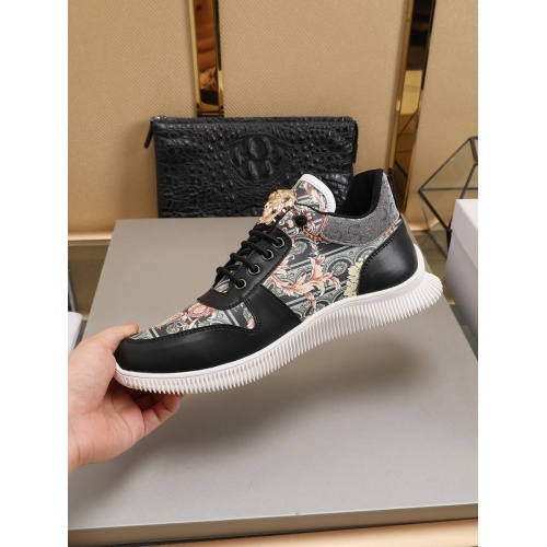 Replica Versace Casual Shoes For Men #786353 $76.00 USD for Wholesale