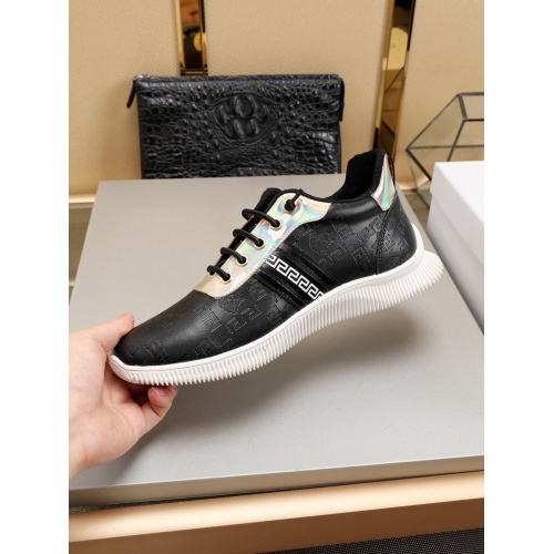 Replica Versace Casual Shoes For Men #786355 $76.00 USD for Wholesale