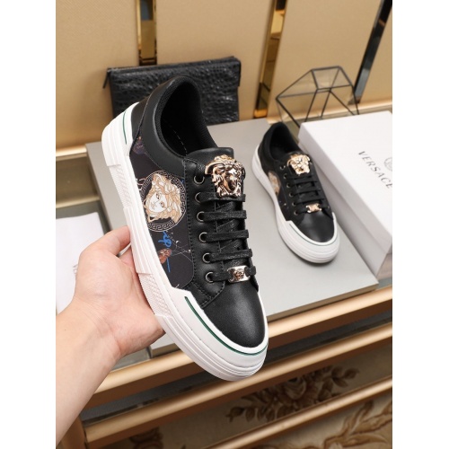 Replica Versace Casual Shoes For Men #786357 $76.00 USD for Wholesale