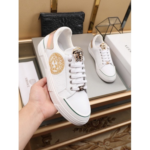Replica Versace Casual Shoes For Men #786358 $76.00 USD for Wholesale