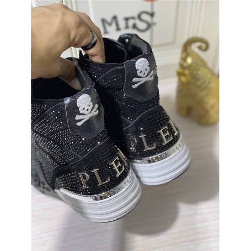 Replica Philipp Plein PP High Tops Shoes For Men #786507 $116.00 USD for Wholesale