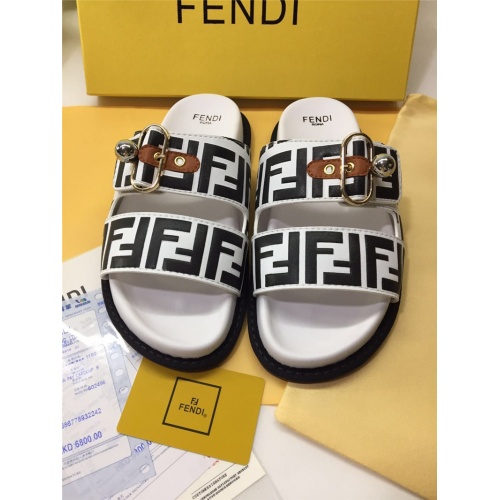 Fendi Slippers For Men #786547 $65.00 USD, Wholesale Replica Fendi Slippers