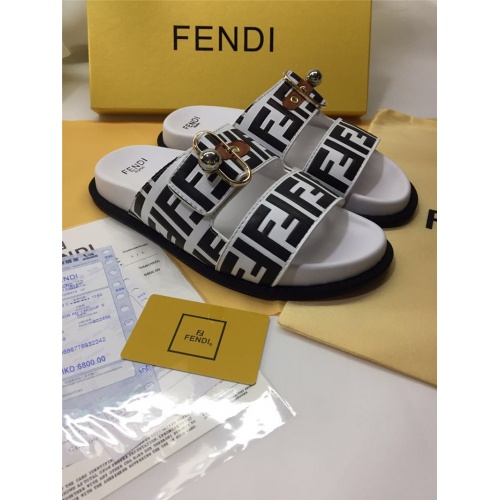 Replica Fendi Slippers For Men #786547 $65.00 USD for Wholesale