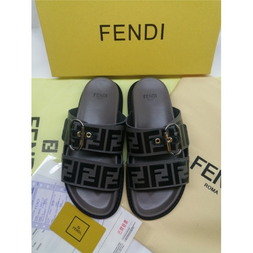 Fendi Slippers For Men #786549 $65.00 USD, Wholesale Replica Fendi Slippers