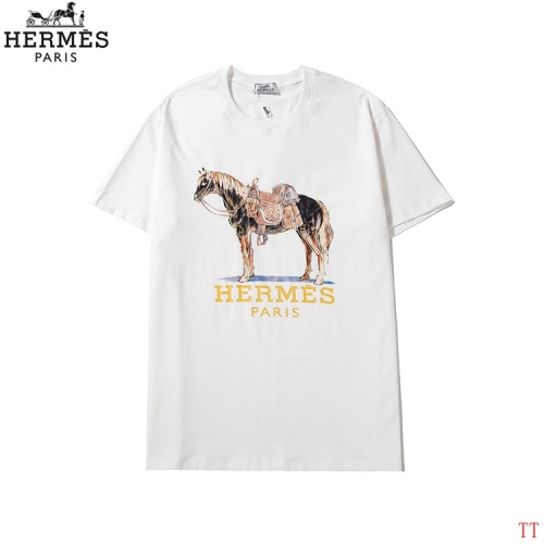 Hermes T-Shirts Short Sleeved For Men #786958 $27.00 USD, Wholesale Replica Hermes T-Shirts