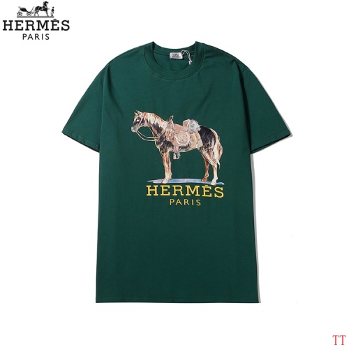 Hermes T-Shirts Short Sleeved For Men #786960 $27.00 USD, Wholesale Replica Hermes T-Shirts