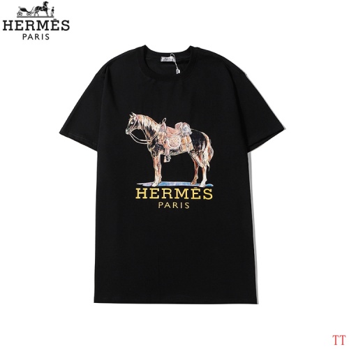 Hermes T-Shirts Short Sleeved For Men #786962 $27.00 USD, Wholesale Replica Hermes T-Shirts