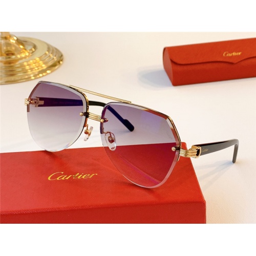 Cartier AAA Quality Sunglasses #787032 $52.00 USD, Wholesale Replica Cartier AAA Quality Sunglassess