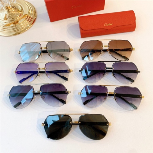 Replica Cartier AAA Quality Sunglasses #787032 $52.00 USD for Wholesale