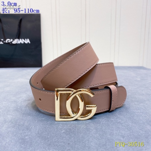 Replica Dolce & Gabbana D&G AAA  Belts #787581 $64.00 USD for Wholesale