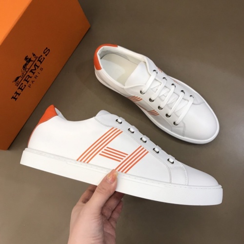 Replica Hermes Casual Shoes For Men #787840 $78.00 USD for Wholesale