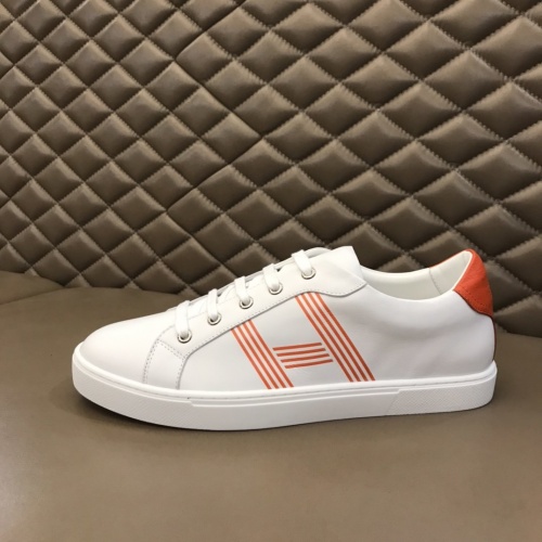 Replica Hermes Casual Shoes For Men #787840 $78.00 USD for Wholesale