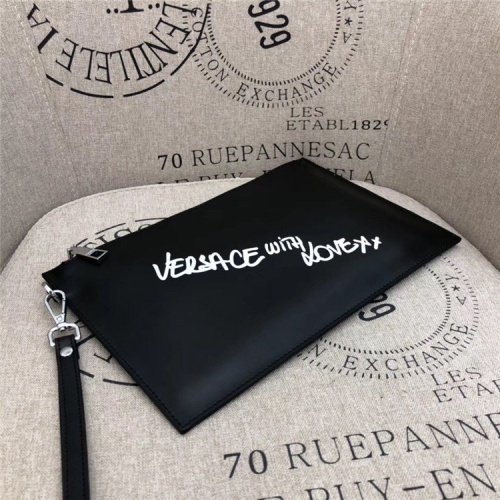 Replica Versace AAA Man Wallets #787968 $65.00 USD for Wholesale