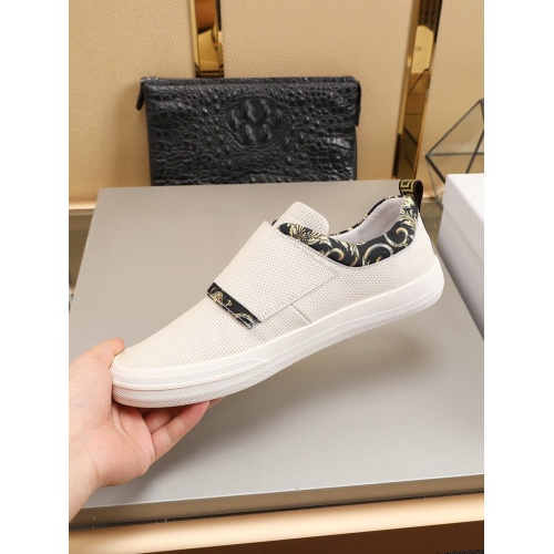 Replica Versace Casual Shoes For Men #788903 $76.00 USD for Wholesale