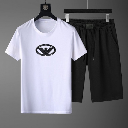 Armani Tracksuits Short Sleeved For Men #789102 $60.00 USD, Wholesale Replica Armani Tracksuits