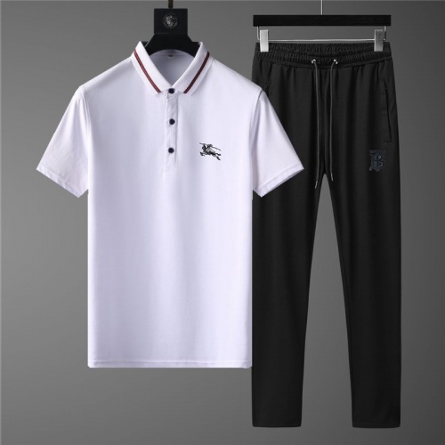 Burberry Tracksuits Short Sleeved For Men #789120 $68.00 USD, Wholesale Replica Burberry Tracksuits