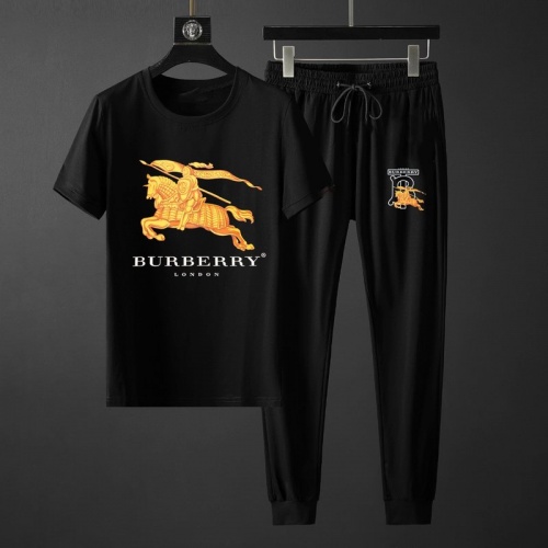 Burberry Tracksuits Short Sleeved For Men #789125 $68.00 USD, Wholesale Replica Burberry Tracksuits