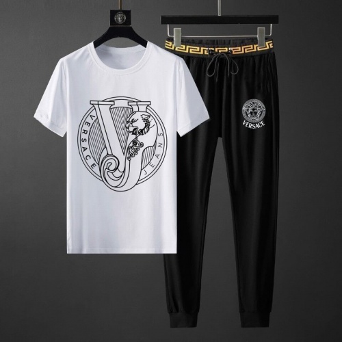 Versace Tracksuits Short Sleeved For Men #789139 $68.00 USD, Wholesale Replica Versace Tracksuits