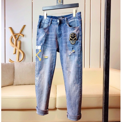 Philipp Plein PP Jeans For Men #789273 $48.00 USD, Wholesale Replica Philipp Plein PP Jeans