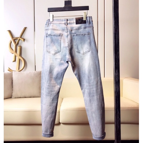 Replica Philipp Plein PP Jeans For Men #789282 $48.00 USD for Wholesale