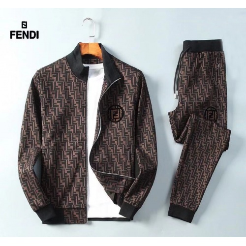 Fendi Tracksuits Long Sleeved For Men #789410 $98.00 USD, Wholesale Replica Fendi Tracksuits
