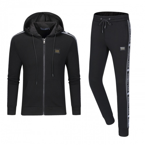Dolce &amp; Gabbana D&amp;G Tracksuits Long Sleeved For Men #789431 $82.00 USD, Wholesale Replica Dolce &amp; Gabbana D&amp;G Tracksuits